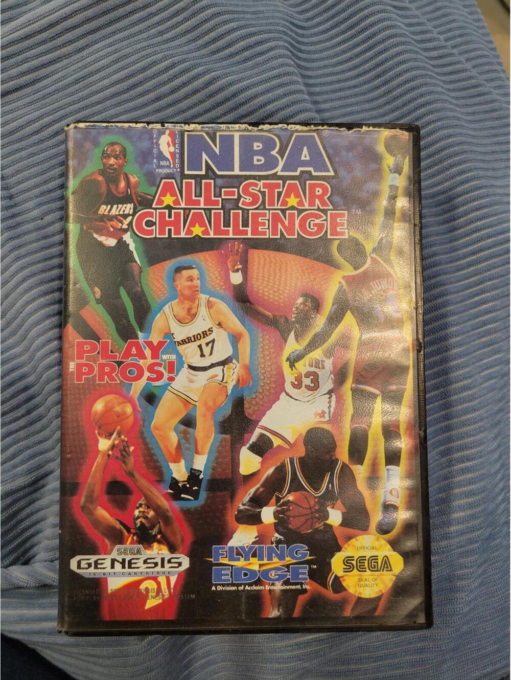 NBA All-Star Challenge Sega Genesis Video Game